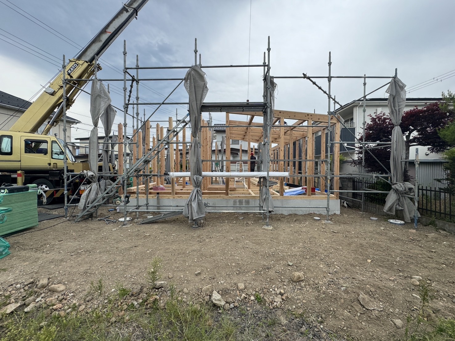 建て方しました